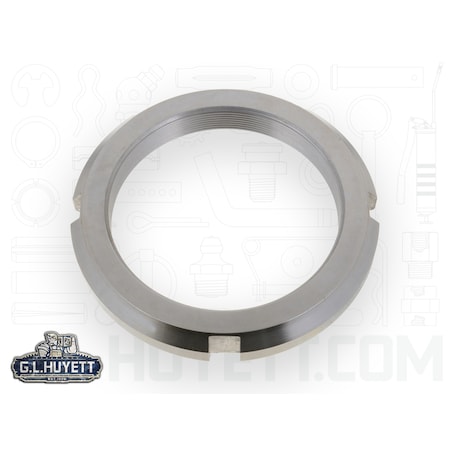 Huyett Lock Nut, 5.106", Steel, Plain AN-26